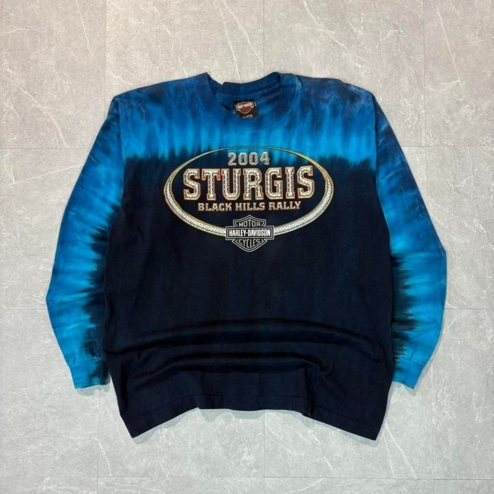 2004 Harley Davidson Black Hills Rally tie-dye sweatshirt #bikerstyle
